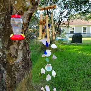 Seashell and Seaglass windchimes